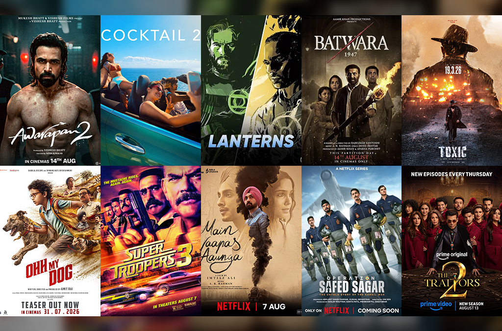 Bollywood Movies and South Asian Releases to Watch in August 2026