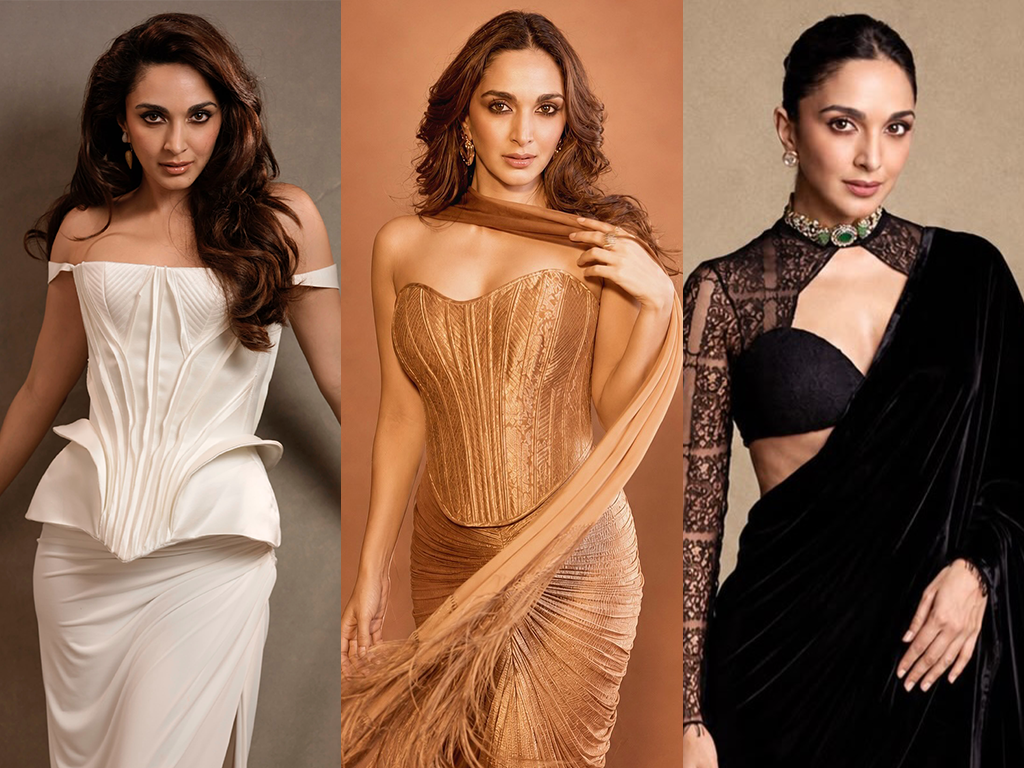 kiara advani three looks promoting toxic movie