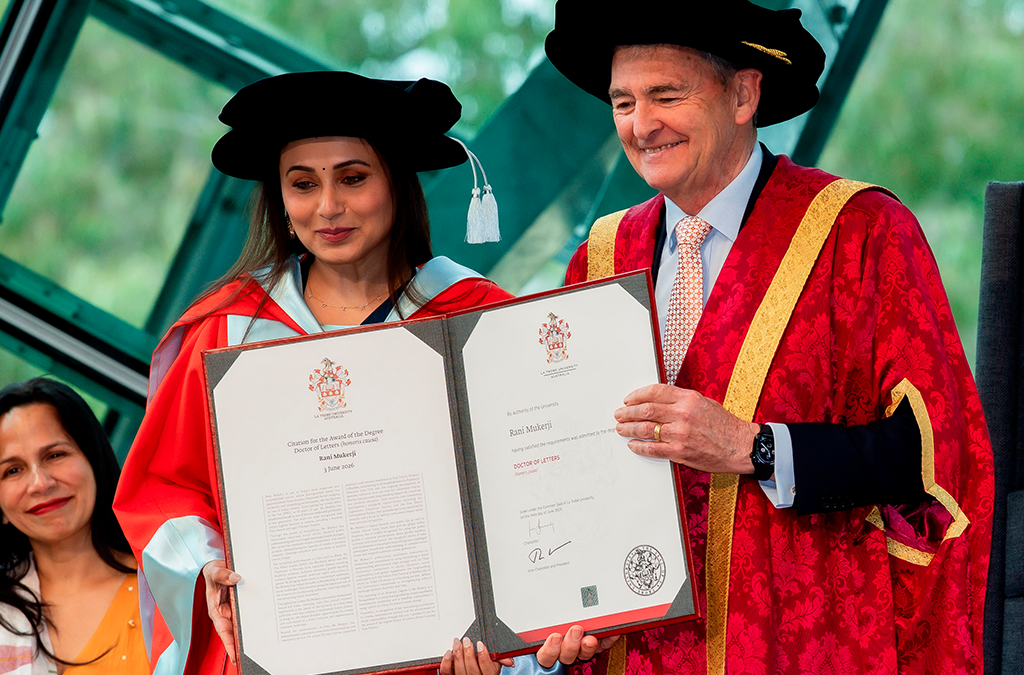 Rani Mukerji Is Now ‘Dr. Mukerji’ After Receiving Honorary Doctorate From La Trobe University