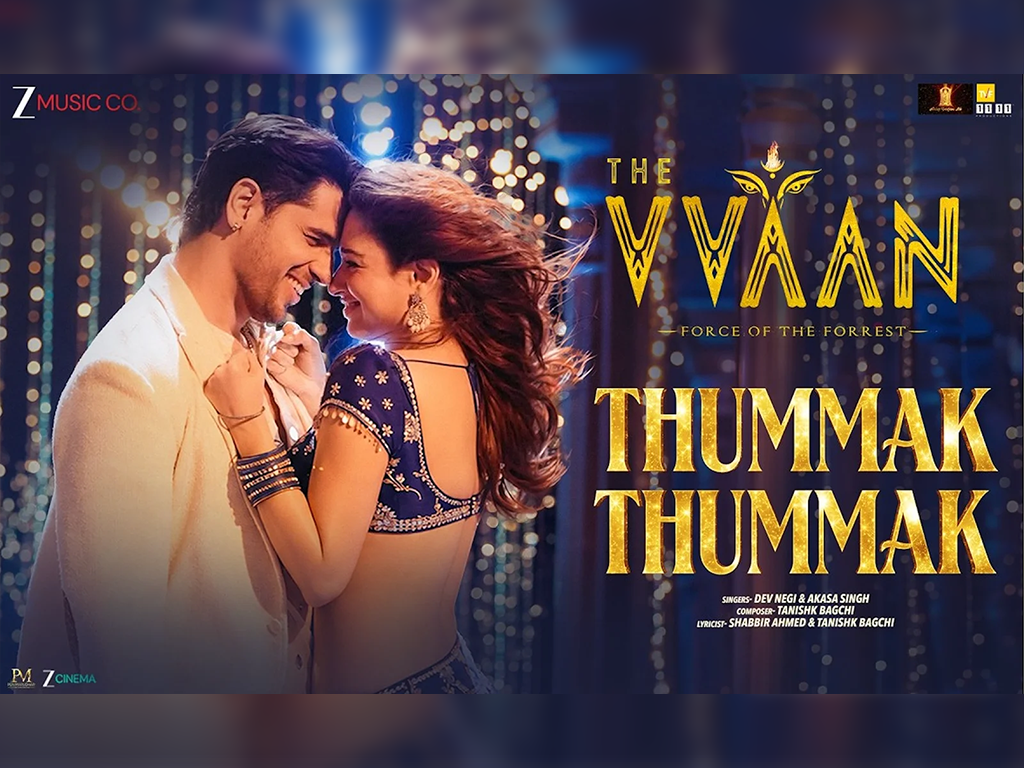 "Thummak Thummak" song poster from movie "The Vvaan"